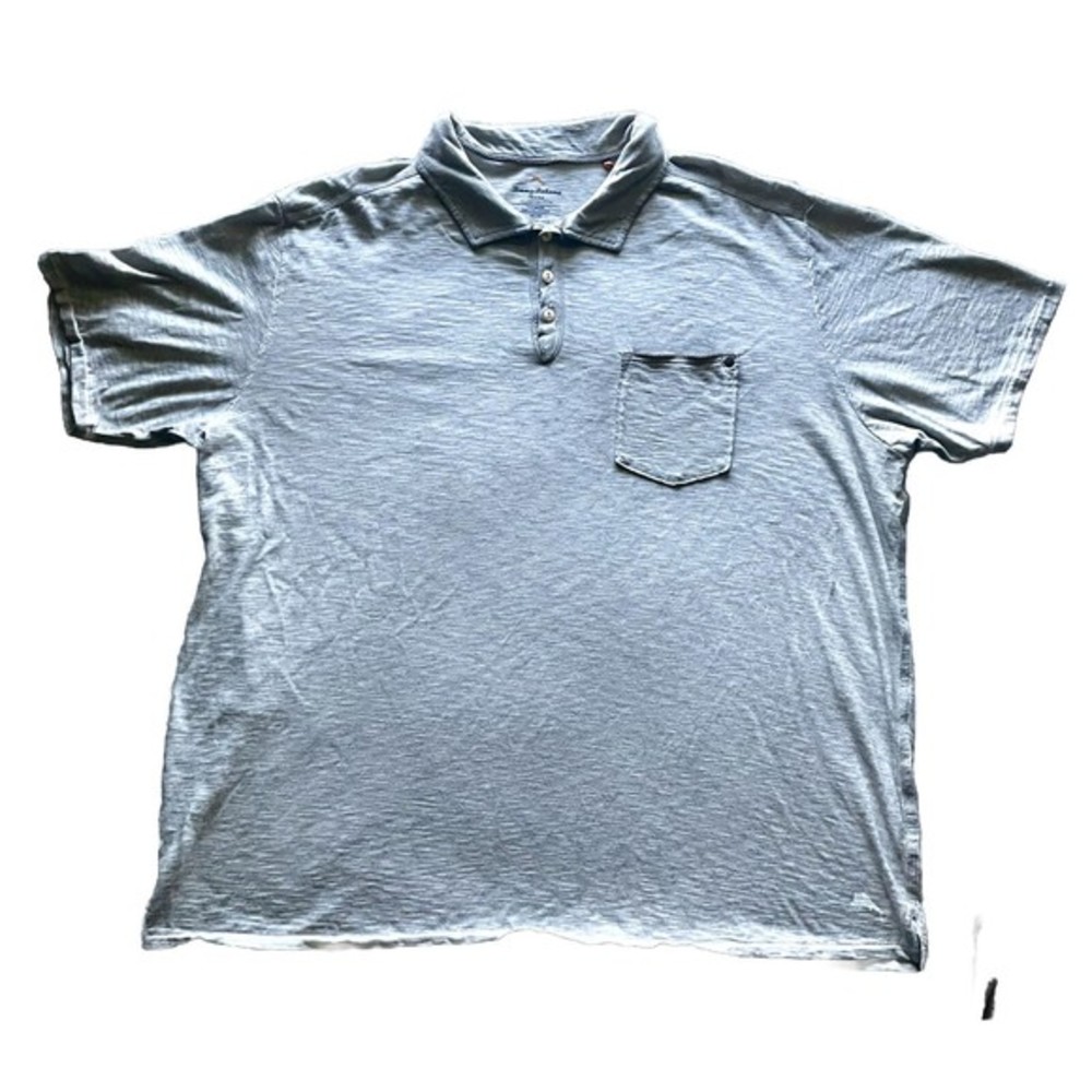 Tommy Bahama Jeans Island‎ Crafted Polo Gray Size XXL